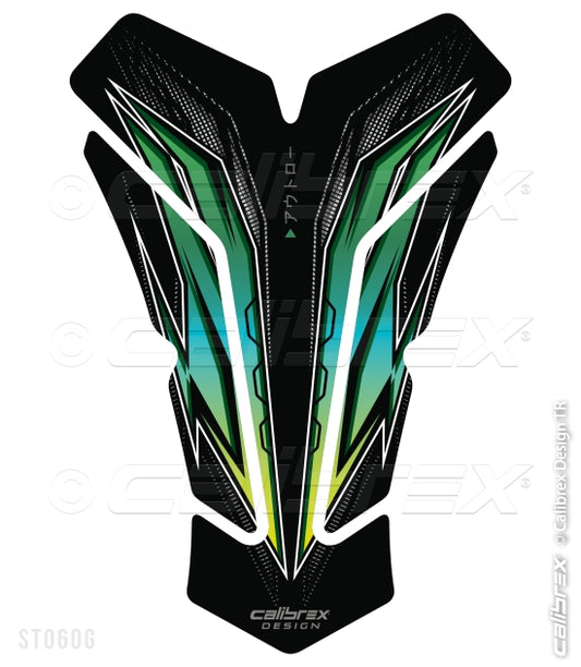 Outlaw Motorcycle Tank Pad Calibrex ST060G