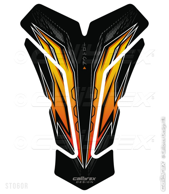 Outlaw Motorcycle Tank Pad Calibrex ST060R