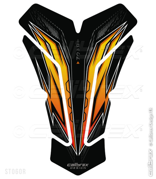 Outlaw Motorcycle Tank Pad Calibrex ST060R