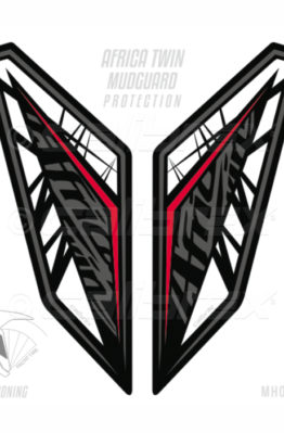 honda africa twin red mudguard protection calibrex MH010R