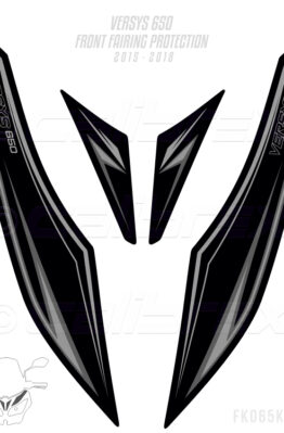 kawasaki versys 650 front fairing protections calibrex