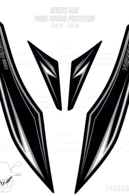 kawasaki versys 650 front fairing protections calibrex