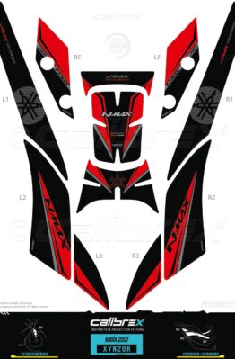 yamaha nmax red tank pad calibrex