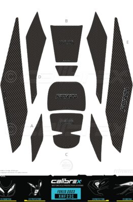 honda forza tank pad carbon calibrex xhf23c